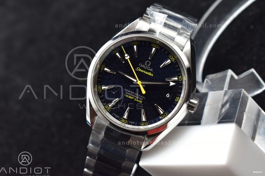 Bracelet Terra Edition Dial Aqua 1:1 Best SS VSF A8500 SS 150M On Black 1225